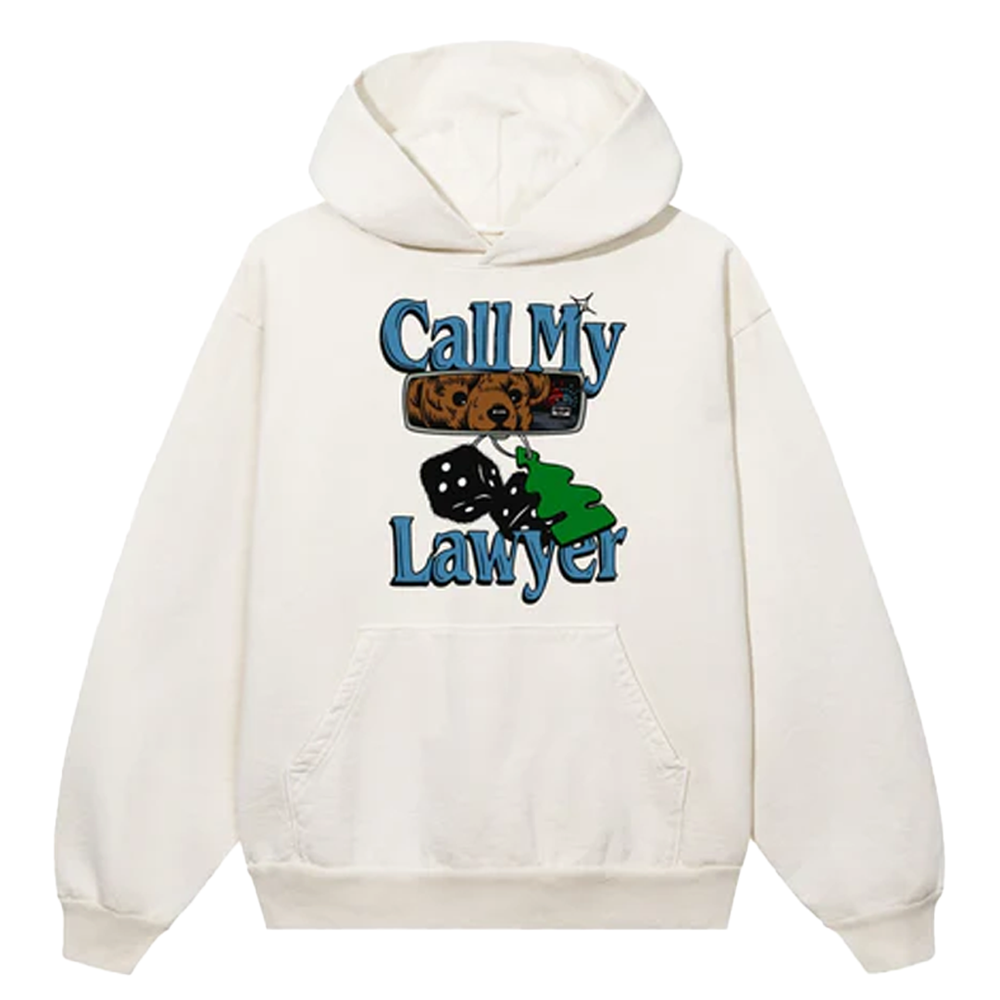 CALL MY LAWYER CHASE HOODIE UNBLEACHED COTTON