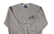 SCRIPT CREW NECK HEATHER GREY