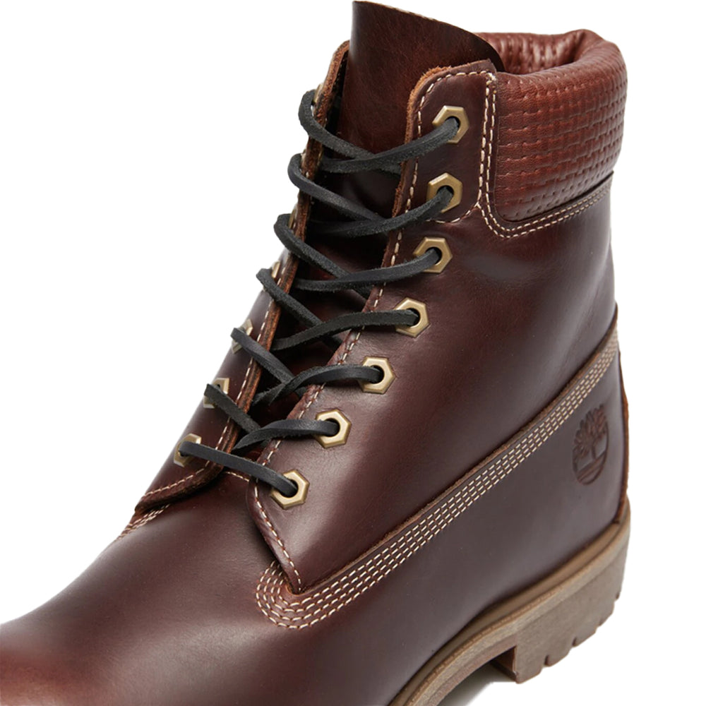 PREMIUM 6-INCH WATERPROOF BOOT MEDIUM BROWN FULL GRAIN