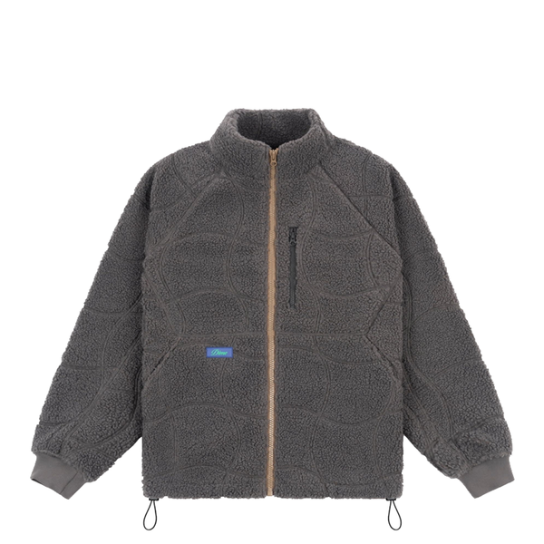 COVERSTITCH SHERPA FLEECE CHARCOAL