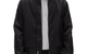 WOVEN NYLON TWILL CREW JACKET BLACK