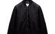 WOVEN NYLON TWILL CREW JACKET BLACK