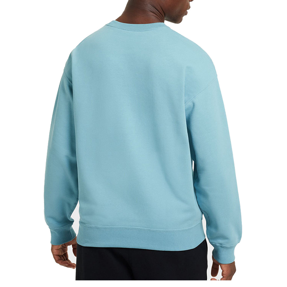 SOLO SWOOSH CREWNECK DENIM TURQUOISE