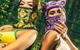 CROCHET CAT MASK VIOLET
