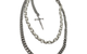 CROSS DETAIL CHAIN SILVER