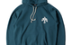 CROW LOGO HOODED SWEATSHIRT TEAL