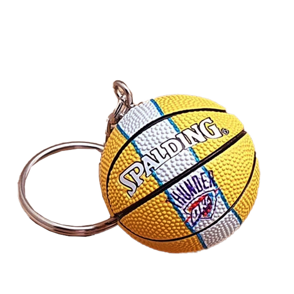 OKLAHOMA CITY THUNDERS BASKETBALL KEYCHAIN