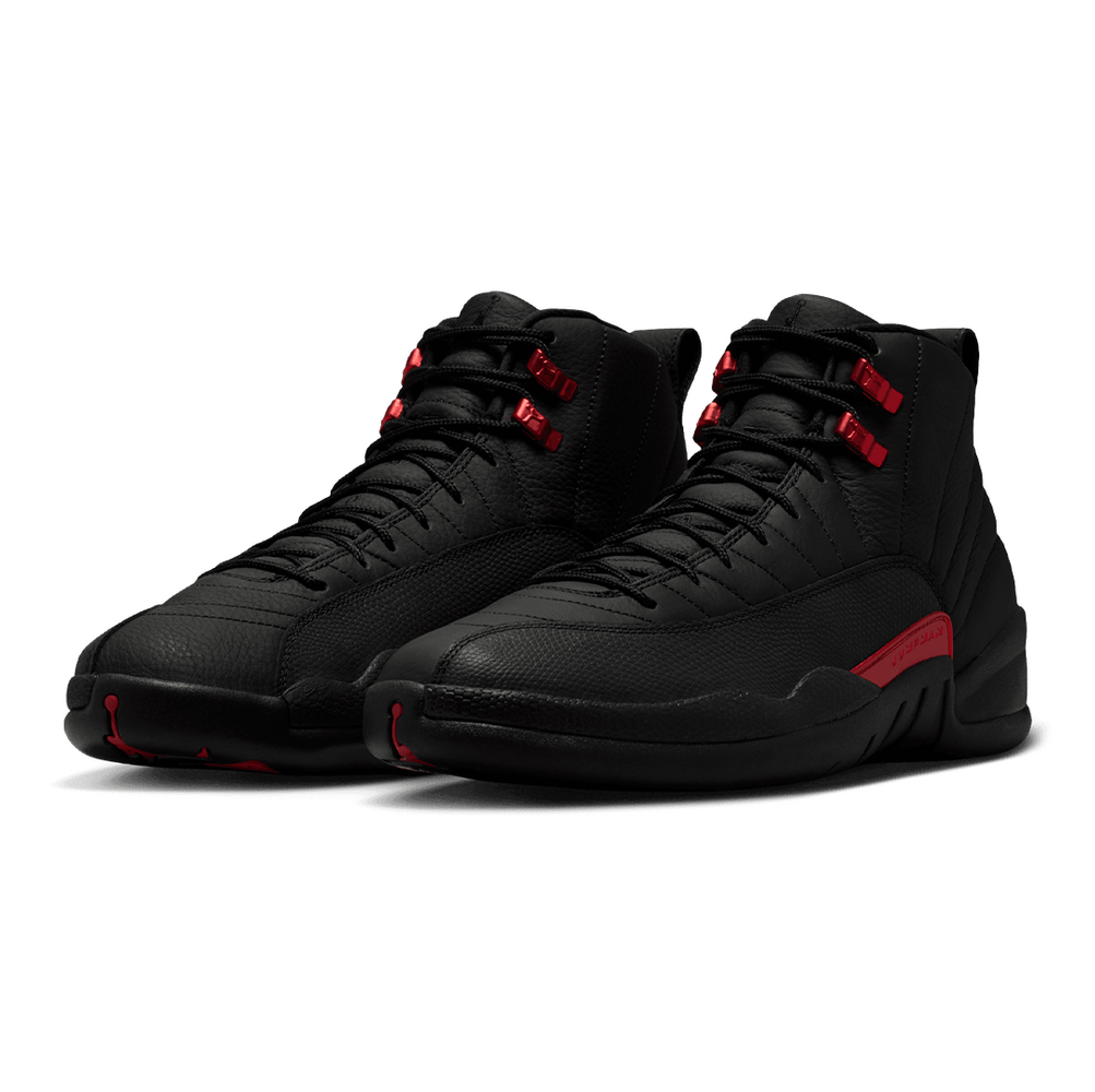 AIR JORDAN 12 RETRO "BLOODLINE" BLACK / VARSITY RED