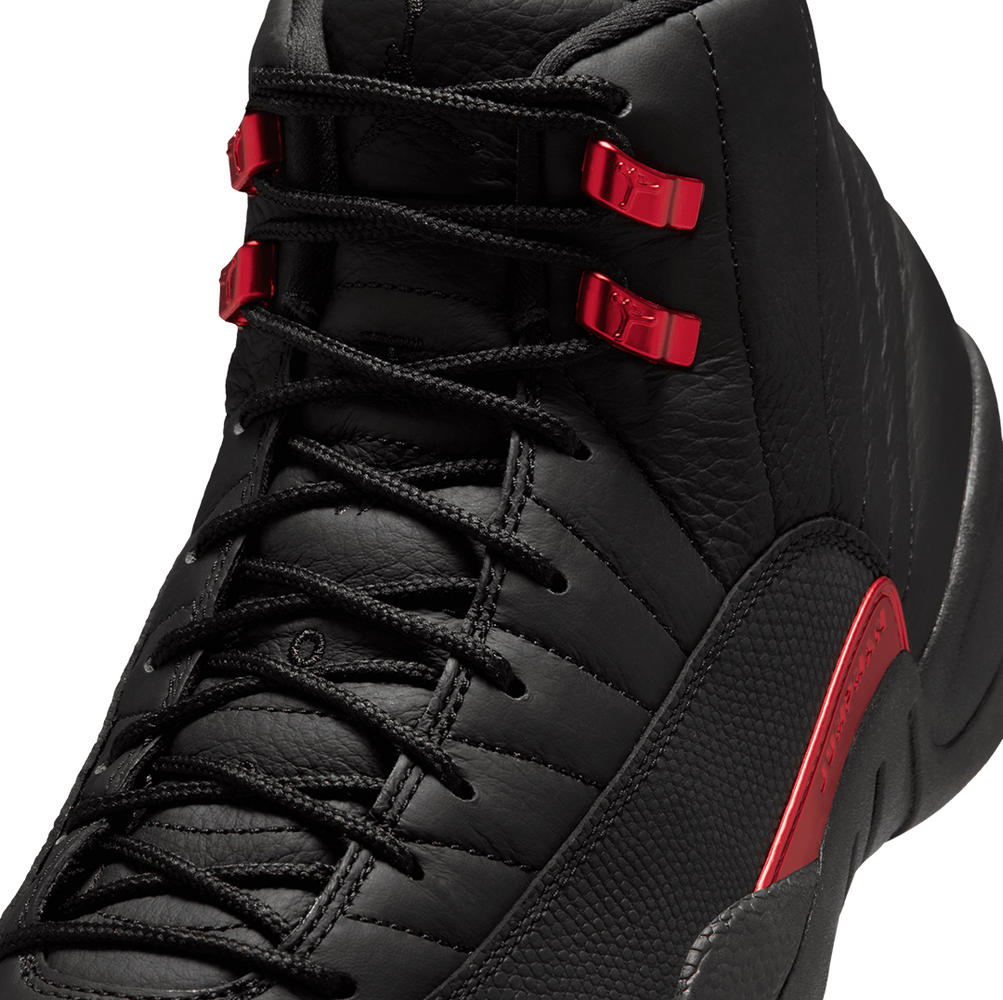 AIR JORDAN 12 RETRO "BLOODLINE" BLACK / VARSITY RED