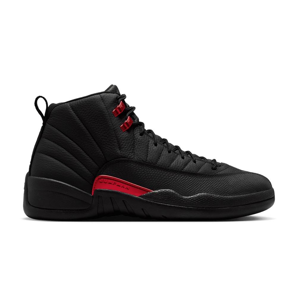 AIR JORDAN 12 RETRO "BLOODLINE" BLACK / VARSITY RED