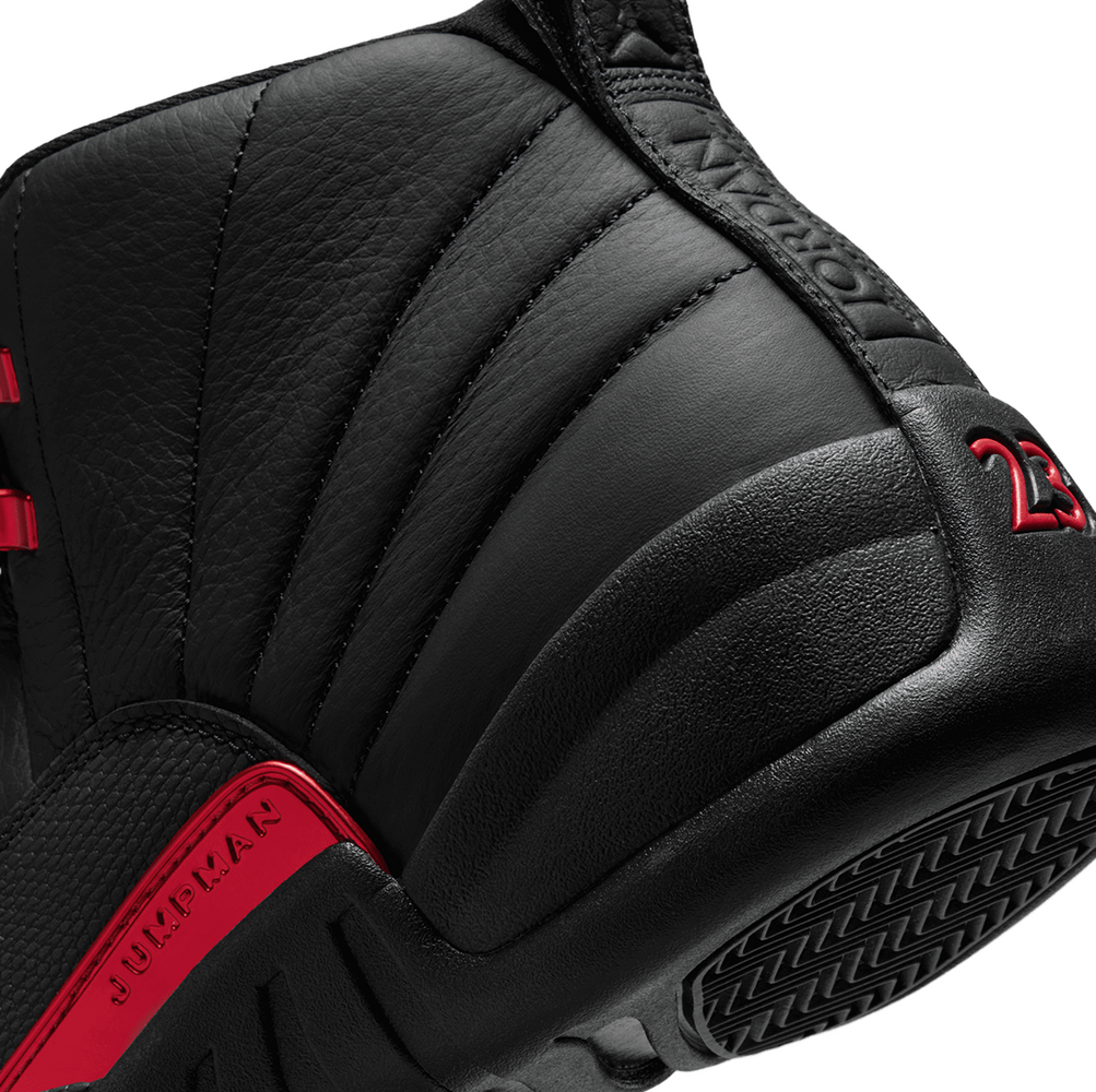 AIR JORDAN 12 RETRO "BLOODLINE" BLACK / VARSITY RED