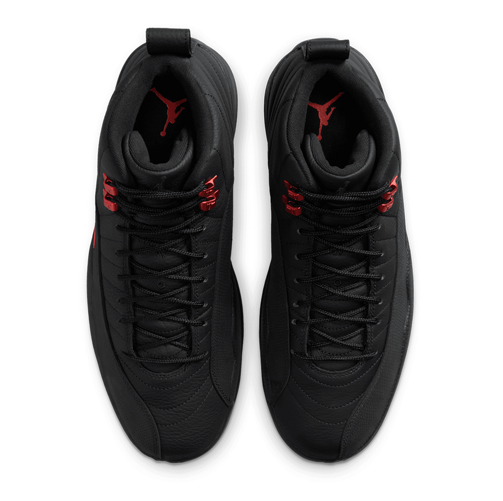 AIR JORDAN 12 RETRO "BLOODLINE" BLACK / VARSITY RED