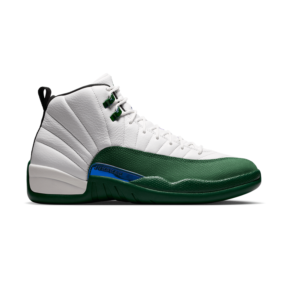 AIR JORDAN 12 RETRO "IDOLS BECOME RIVALS" SUMMIT WHITE / GORGE GREEN (RELEASE SEPTEMBER 12TH)