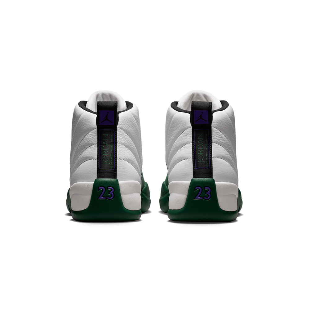 AIR JORDAN 12 RETRO "IDOLS BECOME RIVALS" SUMMIT WHITE / GORGE GREEN (RELEASE SEPTEMBER 12TH)