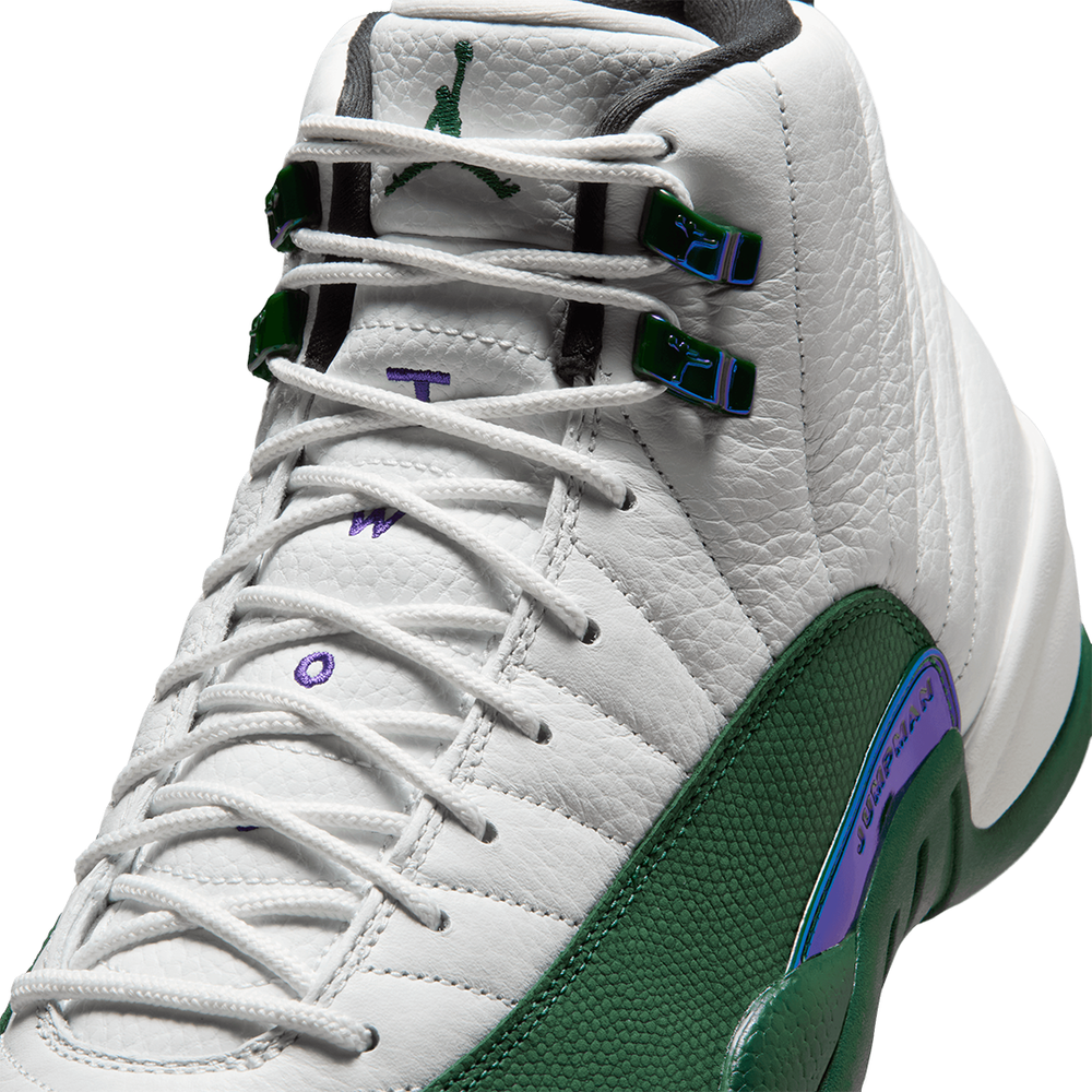 AIR JORDAN 12 RETRO "IDOLS BECOME RIVALS" SUMMIT WHITE / GORGE GREEN (RELEASE SEPTEMBER 12TH)
