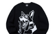 CUBISM BEWARE MEN'S BLACK KNIT SWEATER
