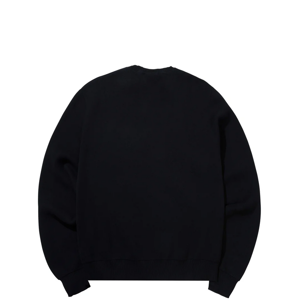CUBISM BEWARE MEN'S BLACK KNIT SWEATER
