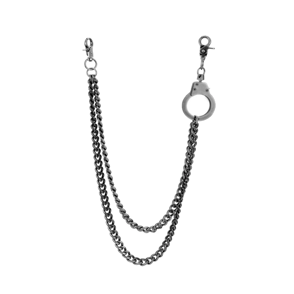 MINI CUFF DETAIL JEAN CHAIN METAL GREY