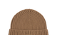 CURSIVE RIB BEANIE COFFEE