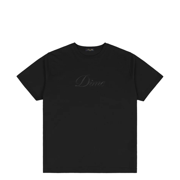 CURSIVE T-SHIRT BLACK