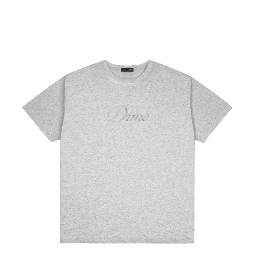 CURSIVE T-SHIRT HEATHER GREY