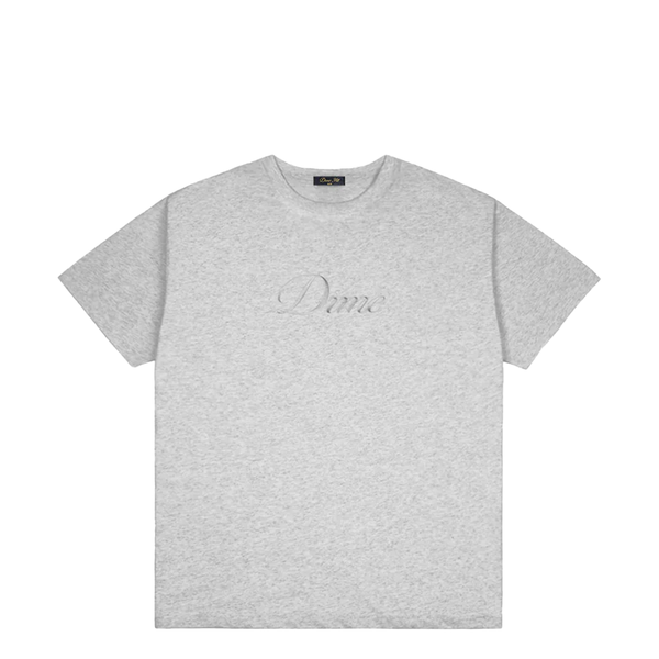 CURSIVE T-SHIRT HEATHER GREY