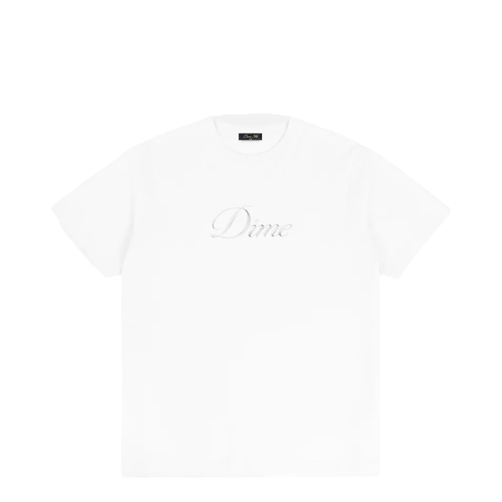 CURSIVE T-SHIRT WHITE