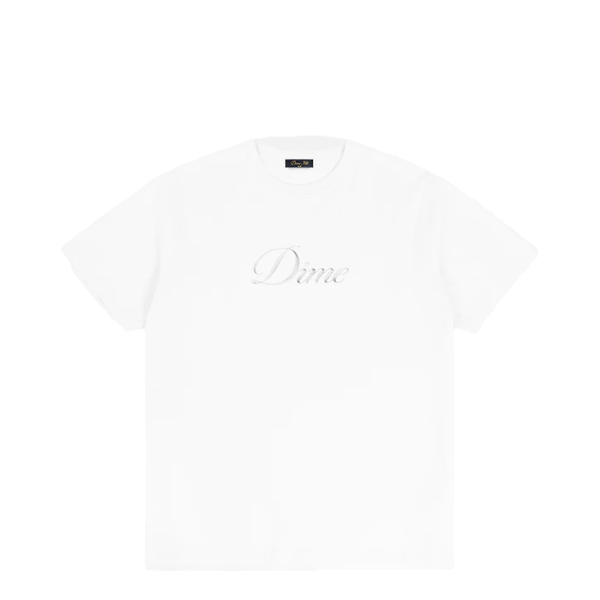 CURSIVE T-SHIRT WHITE