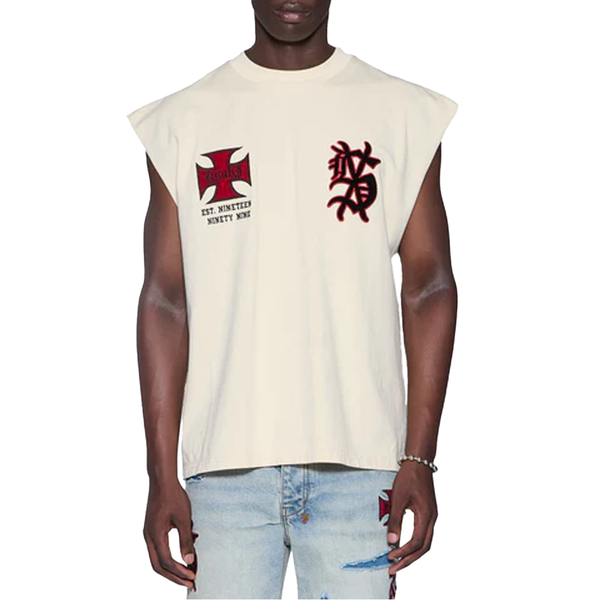 LEAGUE EKCESS CUT OFF T-SHIRT DESERT