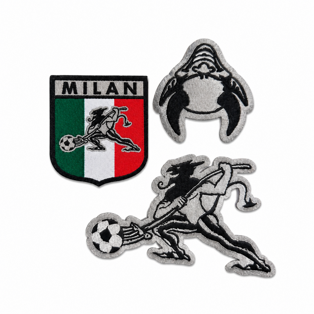 SLAM JAM + AC MILAN 4TH KIT LIMITED EDITION LS JERSEY SILVER MIST
