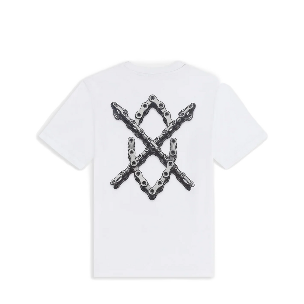 CHAIN SHIELD T-SHIRT WHITE