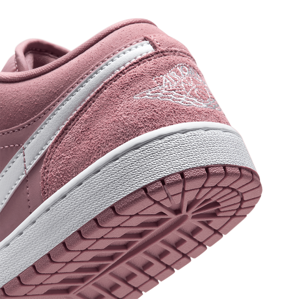 WOMEN'S AIR JORDAN 1 LOW RUST PINK / WHITE