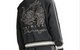 DRAGON EMBROIDERED TRACK TOP BLACK