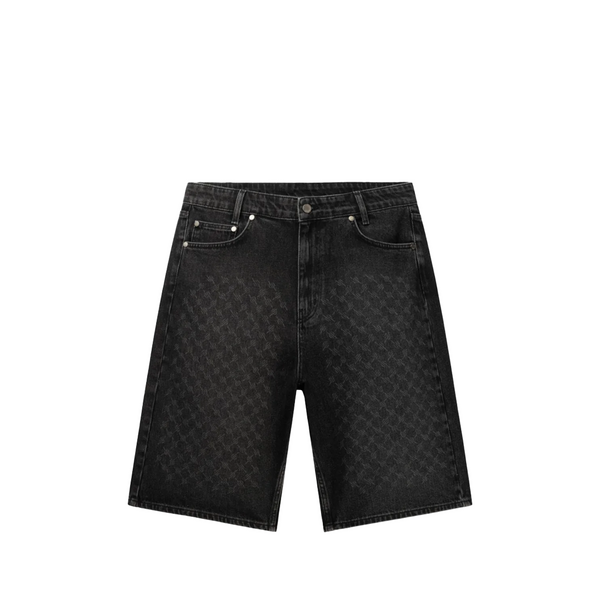 LASER MONOGRAM DENIM BLACK