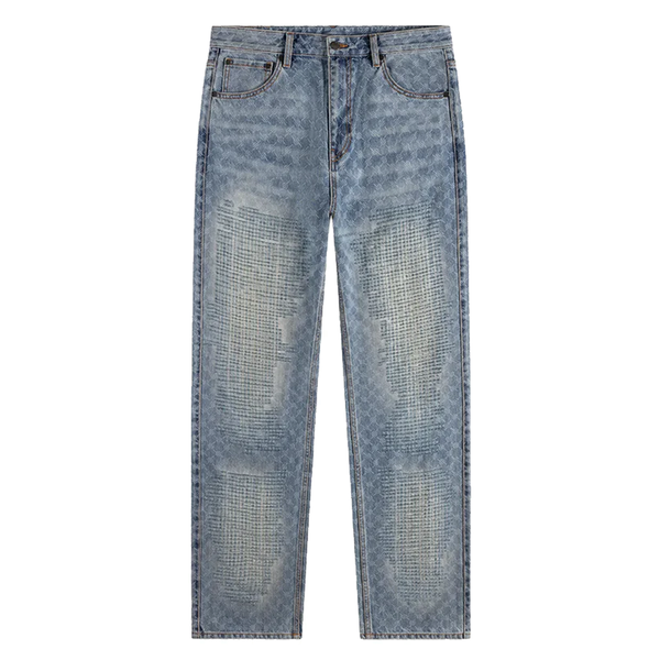 DESTROYED AMBA JEANS BLUE