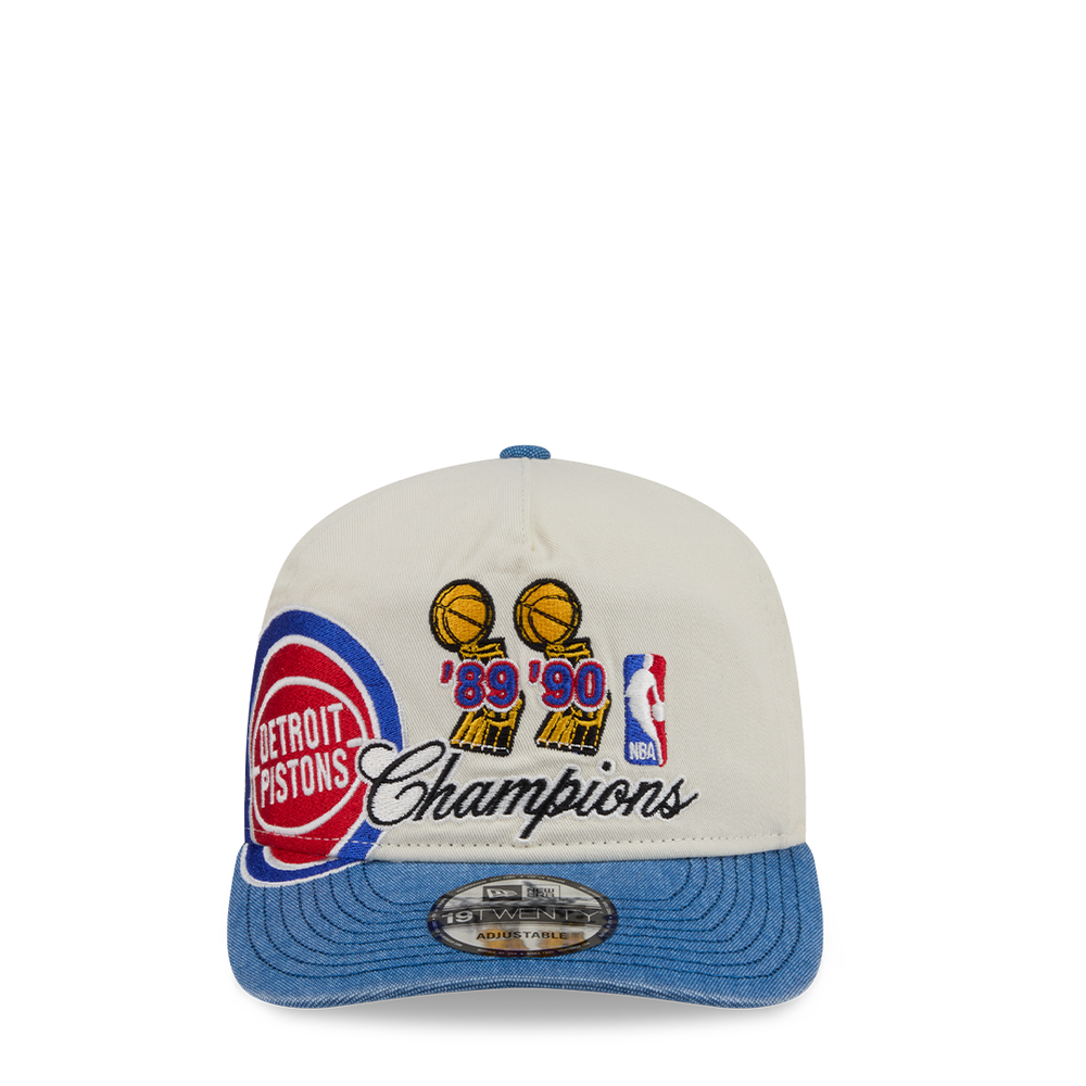 DETROIT PISTONS CHAMPIONS 19TWENTY ADJUSTABLE BEIGE HAT