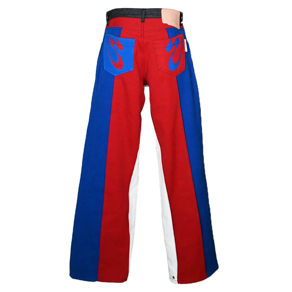 EBISU PANT RED/BLUE