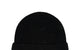CURSIVE RIB BEANIE BLACK/ BLACK