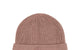 CURSIVE RIB BEANIE CAMEL