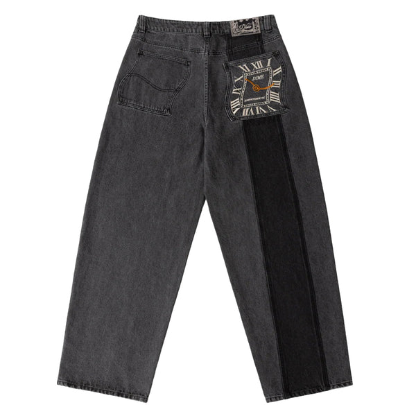 BAGGY DENIM PANTS KNOWTOMATIC BLACK
