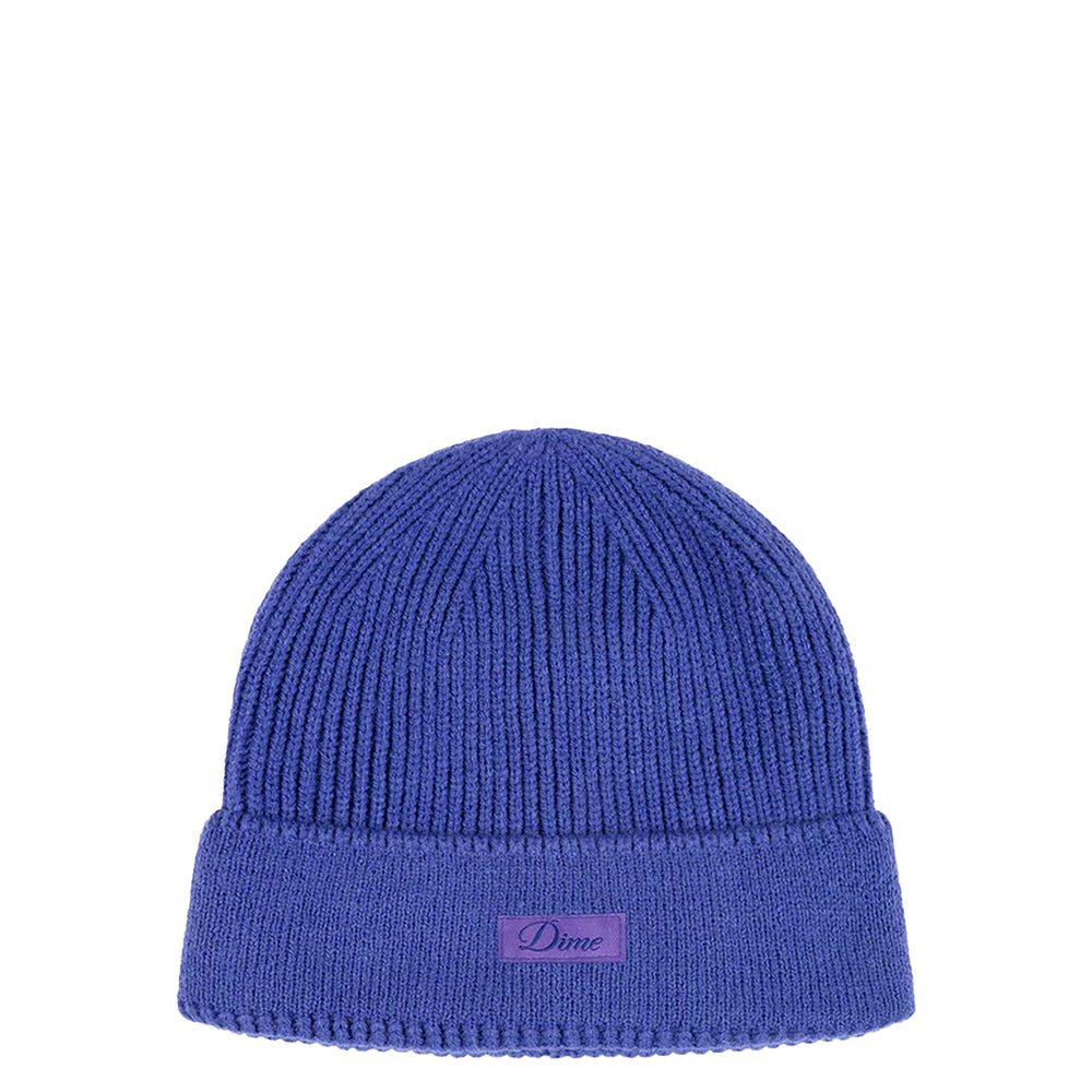 CUSIVE RIB BEANIE PURPLE