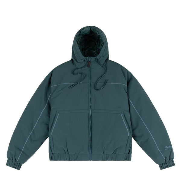 QUILTED RIPSTOP PUFFER EMERALD