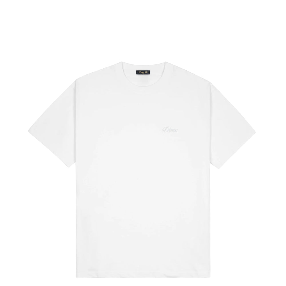 CURSIVE SMALL LOGO T-SHIRT WHITE