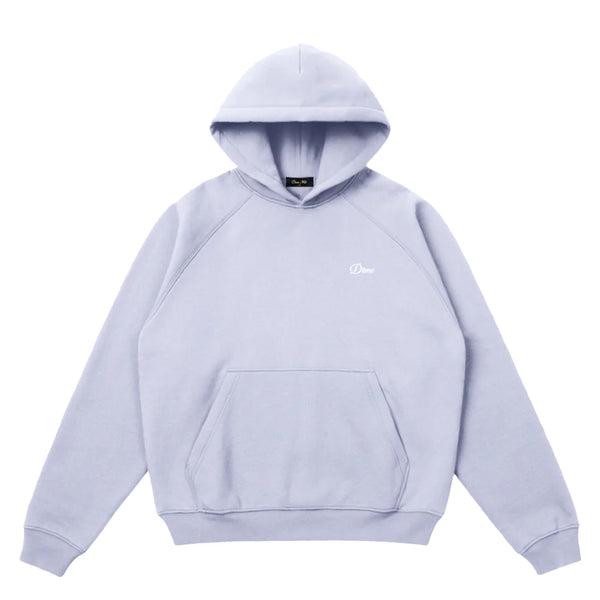 CURSIVE SMALL LOGO HOODIE LAVENDER GRAY