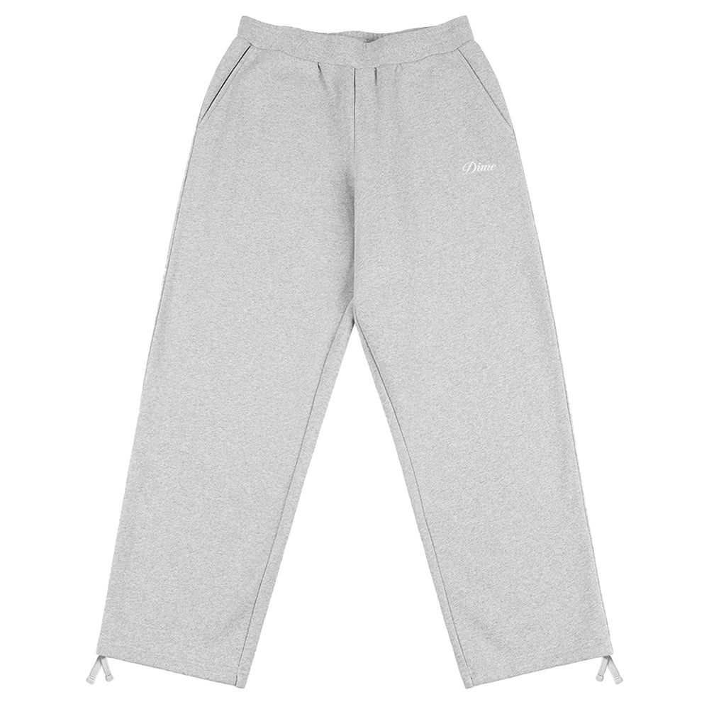 CURSIVE SMALL LOGO SWEATPANTS HEATHER GREY