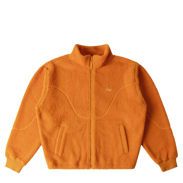 POLAR FLEECE SHERPA ZIP ORANGE