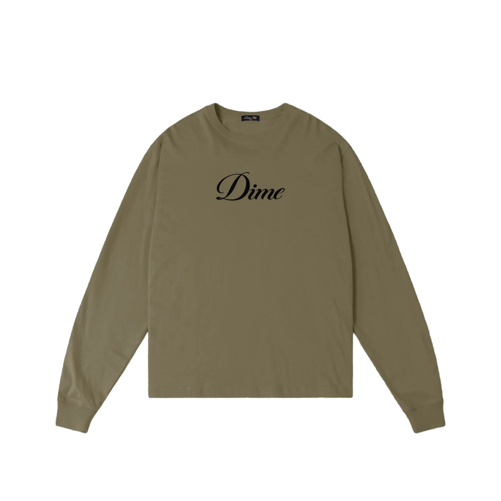 CURSIVE LS T-SHIRT IVY GREEN