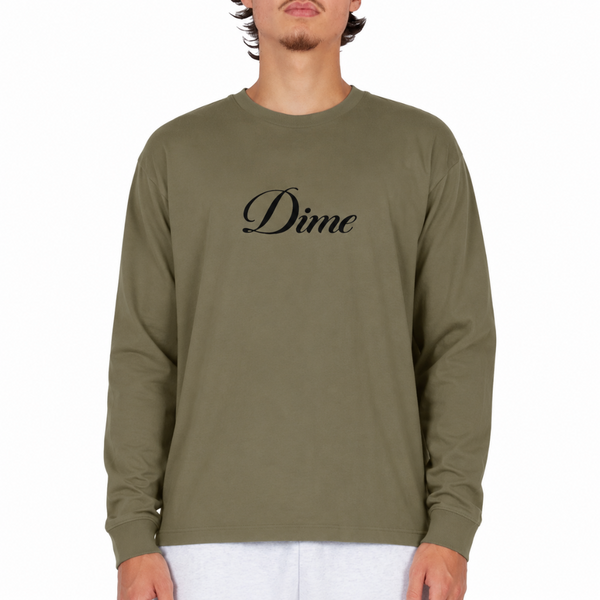CURSIVE LS T-SHIRT IVY GREEN