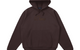 CURSIVE HOODIE DARK BROWN