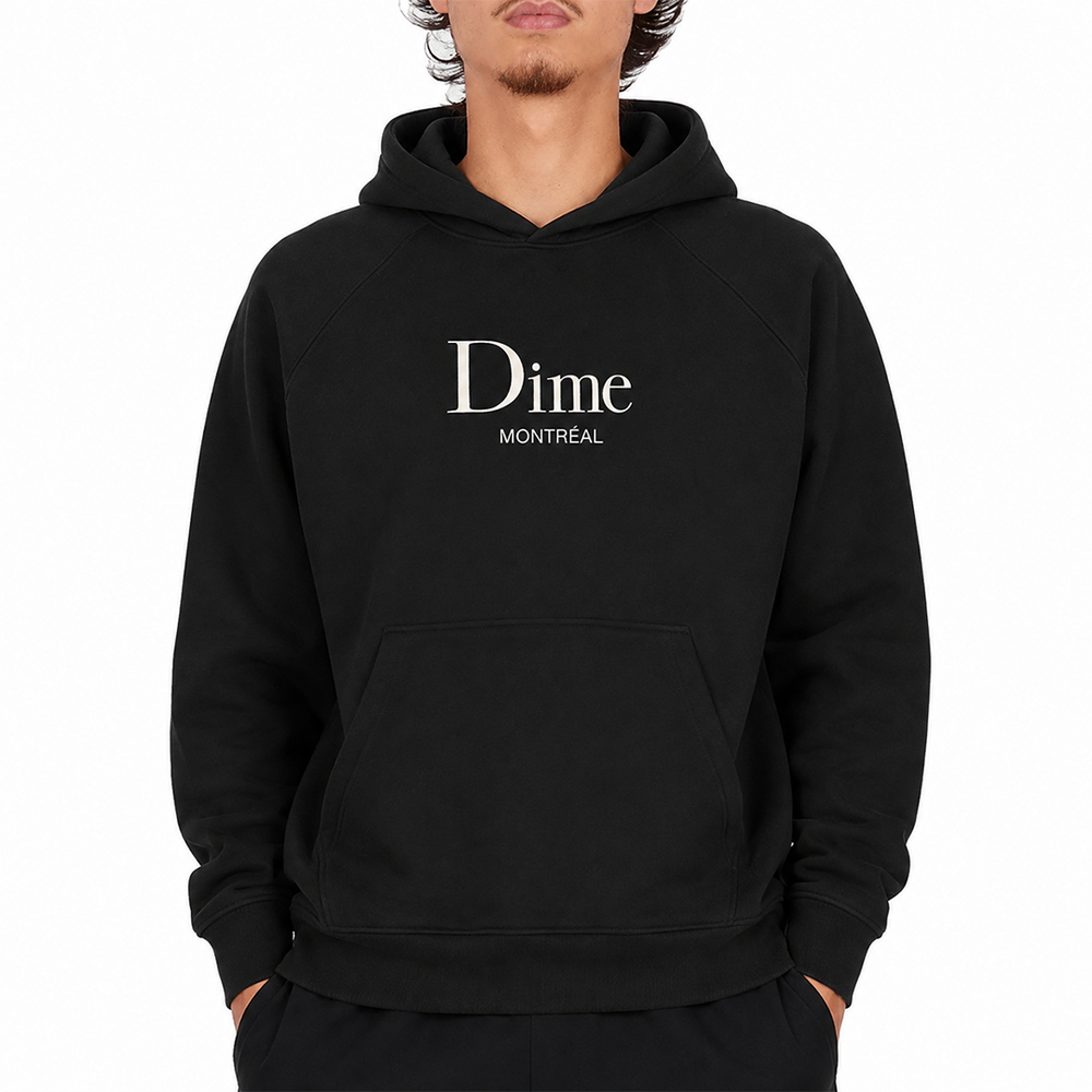 CLASSIC DIME MTL HOODIE BLACK